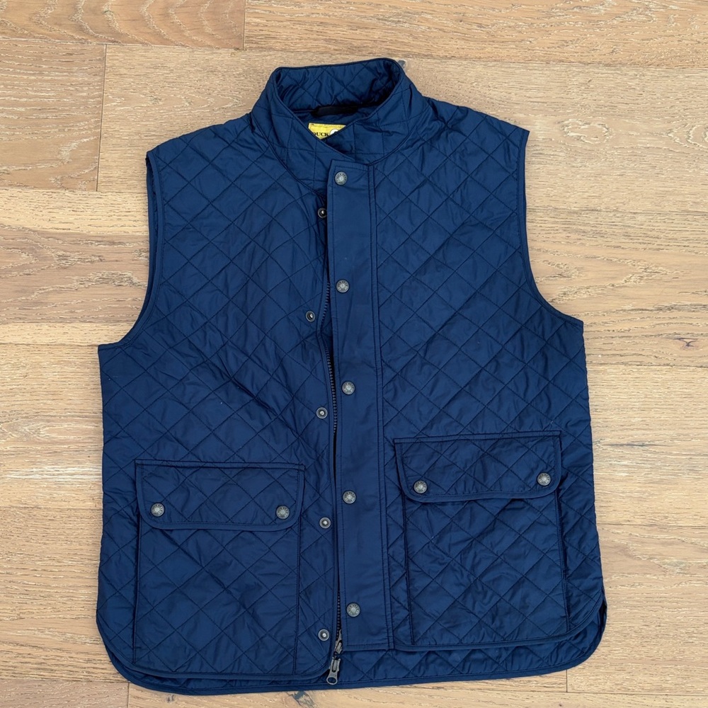 Duck Head Navy Quilted Vest
